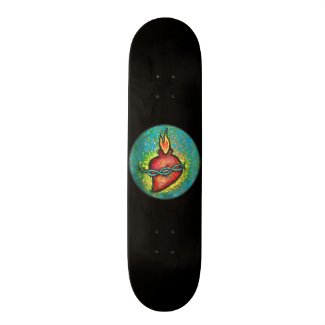 Sacred Heart Melissa Campagnoli Skateboard