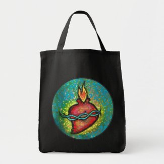 Sacred Heart Melissa Campagnoli Tote Bag