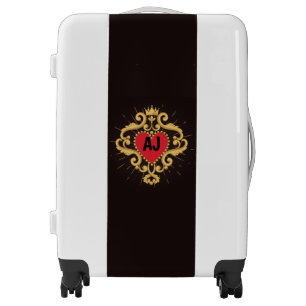Sacred Heart Monogram Suitcases