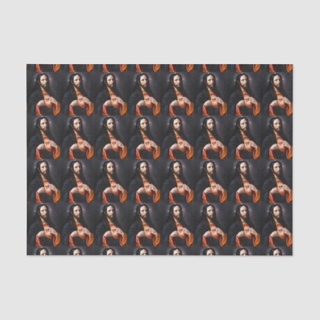 Sacred Heart of Christ Tissue Paper (Front)