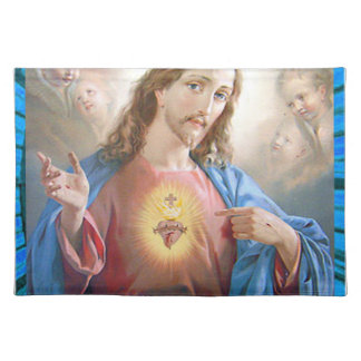 SACRED HEART OF JESUS 05 CUSTOMIZABLE PRODUCTS PLACEMAT