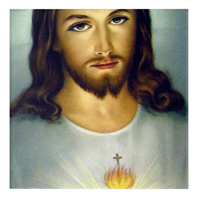 Sacred Heart Of Jesus Acrylic Print (Front)
