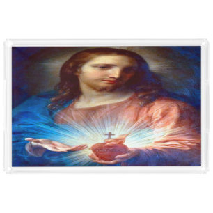 Sacred Heart of Jesus Acrylic Tray
