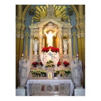 Sacred Heart of Jesus Altar Postcard