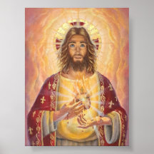 Sacred Heart of Jesus, Art, Poster