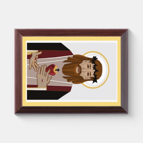 Sacred Heart of Jesus Award Plaque