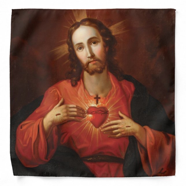 Sacred Heart Of Jesus Bandana (Front)