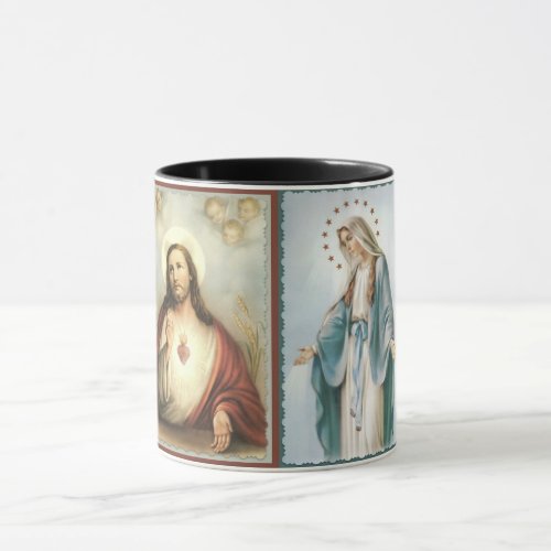 Sacred Heart of Jesus Blessed Mother Mug