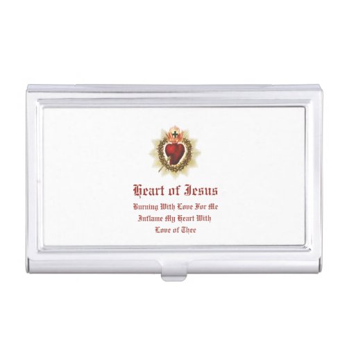 Sacred Heart of Jesus Business Card Holder