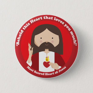 Sacred Heart of Jesus Button