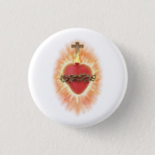 Sacred Heart of Jesus  Button