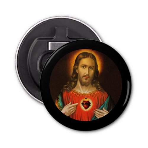 Sacred Heart of Jesus c1899 Bottle Opener