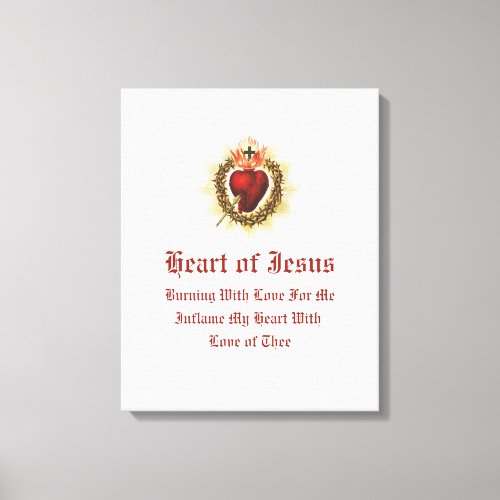 Sacred Heart of Jesus Canvas Art 