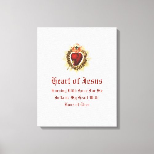 Sacred Heart of Jesus Canvas Art 