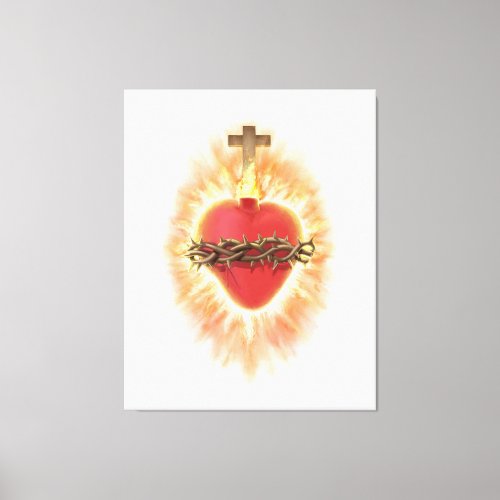 Sacred Heart of Jesus Canvas Print