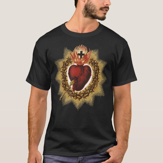 Sacred Heart of Jesus Catholic Devotion T-ShirtThe T-Shirt (Front)