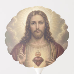 Sacred Heart of Jesus Catholic Religious Party Balloon