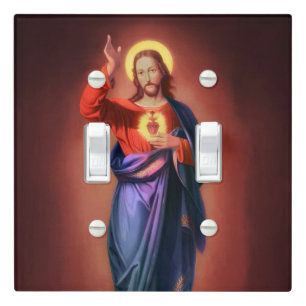 Sacred Heart of Jesus Christ Light Switch Cover