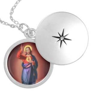 Sacred Heart of Jesus Christ Locket Necklace