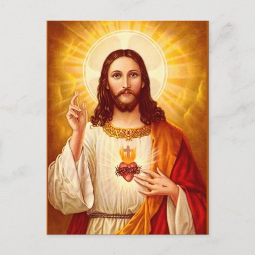 Sacred Heart of Jesus Christ Postcard