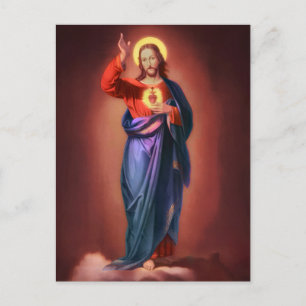 Sacred Heart of Jesus Christ Postcard