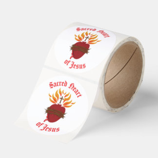 Sacred Heart of Jesus Classic Round Sticker