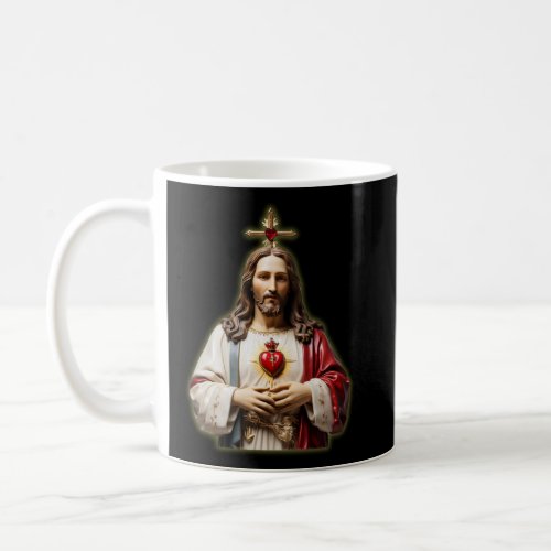 sacred heart of jesus   coffee mug