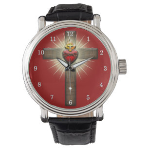 Sacred Heart of Jesus Cross Watch