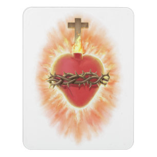 Sacred Heart of Jesus Door Sign