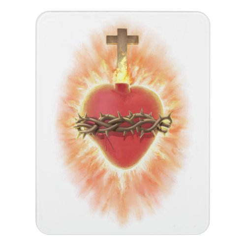 Sacred Heart of Jesus Door Sign