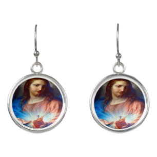 Sacred Heart of Jesus Earrings