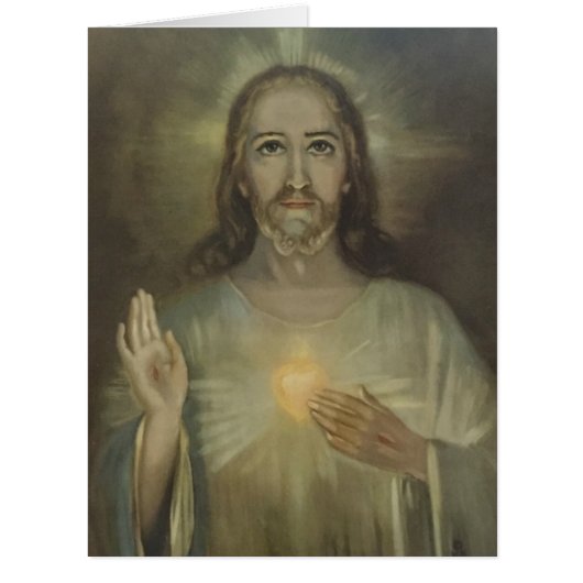 Sacred Heart of Jesus Enthronement Cards (Front)