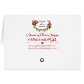 Sacred Heart of Jesus Floral Border (Back Horizontal)
