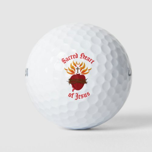 Sacred Heart of Jesus Golf Balls