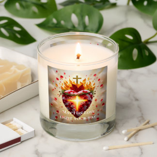 Sacred Heart of Jesus Healing Scented Jar Candle
