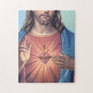 Sacred Heart Of Jesus Jigsaw Puzzle
