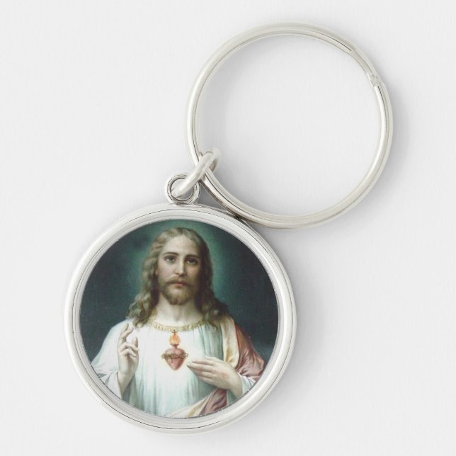 Sacred Heart of Jesus Keychain (Front)