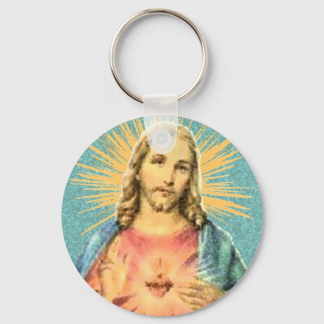 Sacred Heart of Jesus Keychain (Front)