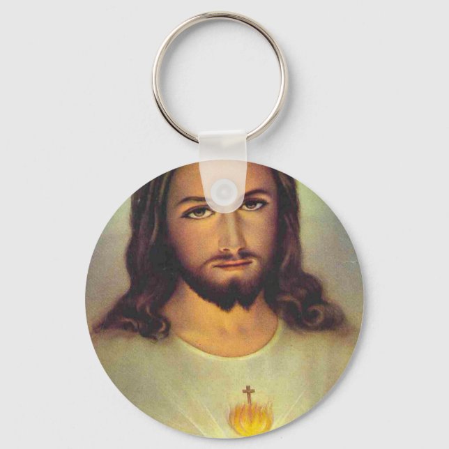 Sacred Heart of Jesus Keychain (Front)