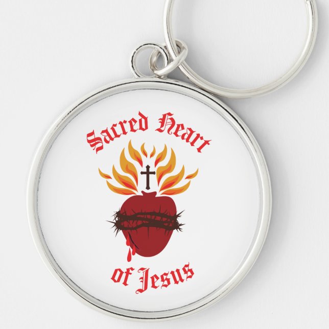 Sacred Heart of Jesus Keychain (Front)