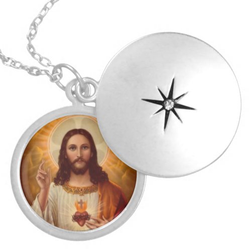Sacred Heart of Jesus Locket Necklace