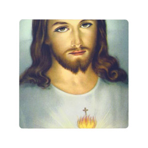 Sacred Heart Of Jesus Metal Print