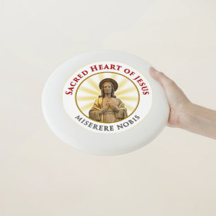 Sacred Heart of Jesus Miserere Nobis Wham-O Frisbee