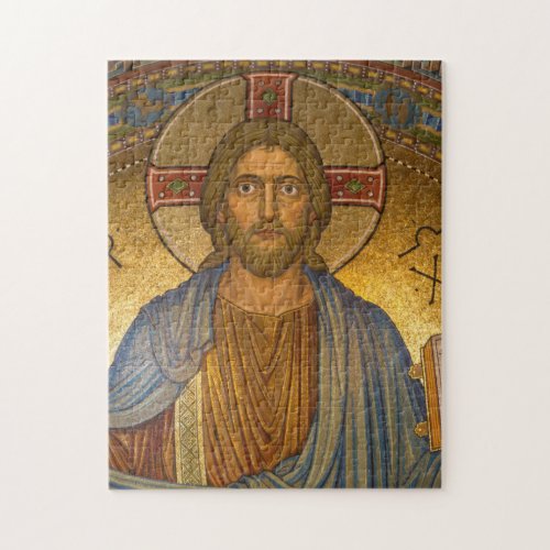 Sacred Heart Of Jesus Mosaic Jigsaw Puzzle