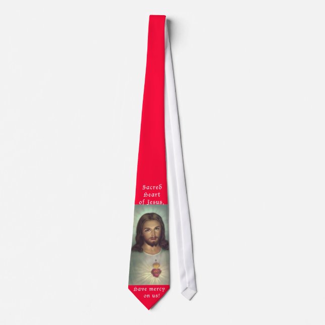 Sacred Heart of Jesus Neck Tie (Front)