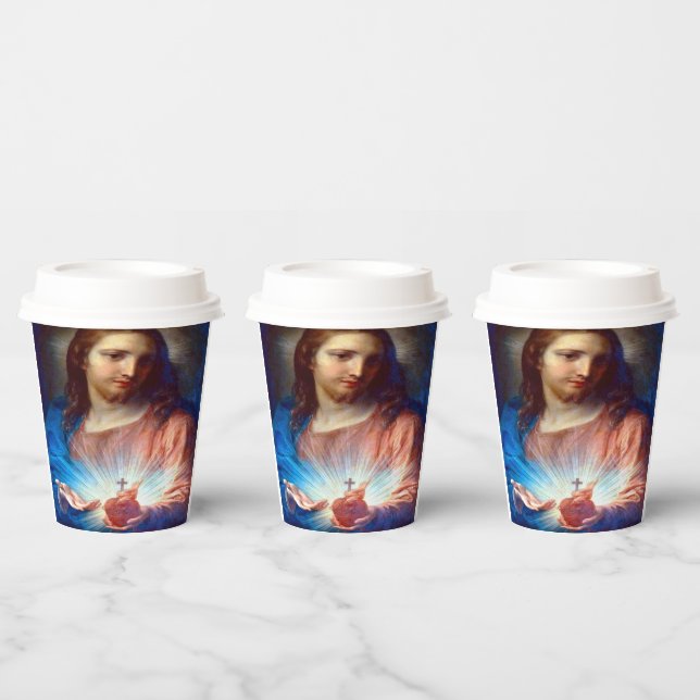 Sacred Heart of Jesus Paper Cups (Multi)
