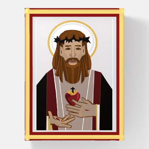 Sacred Heart of Jesus Paperweight