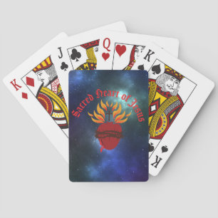 Sacred Heart of Jesus Poker Cards