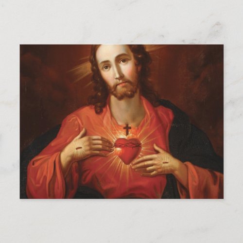 Sacred Heart Of Jesus Postcard