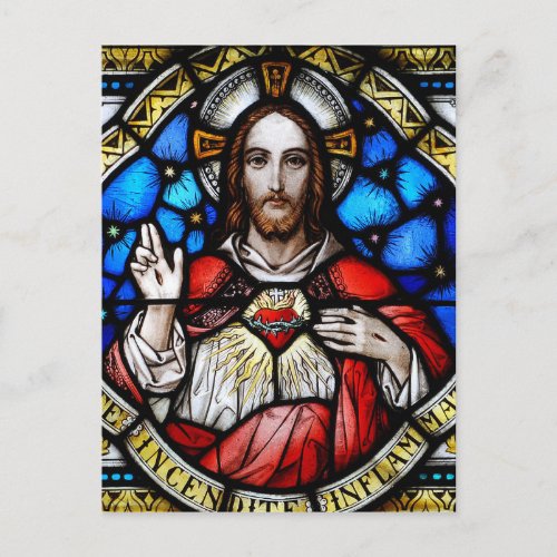 SACRED HEART OF JESUS POSTCARD